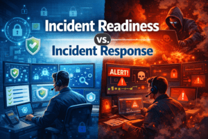 Incident readiness vs incident response comparison