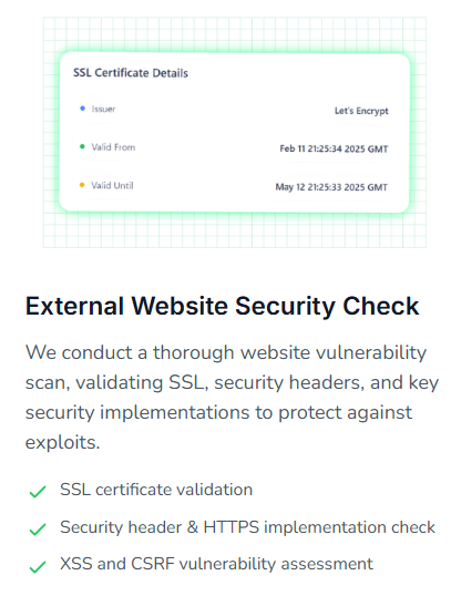 External website security| BRS| C9Lab