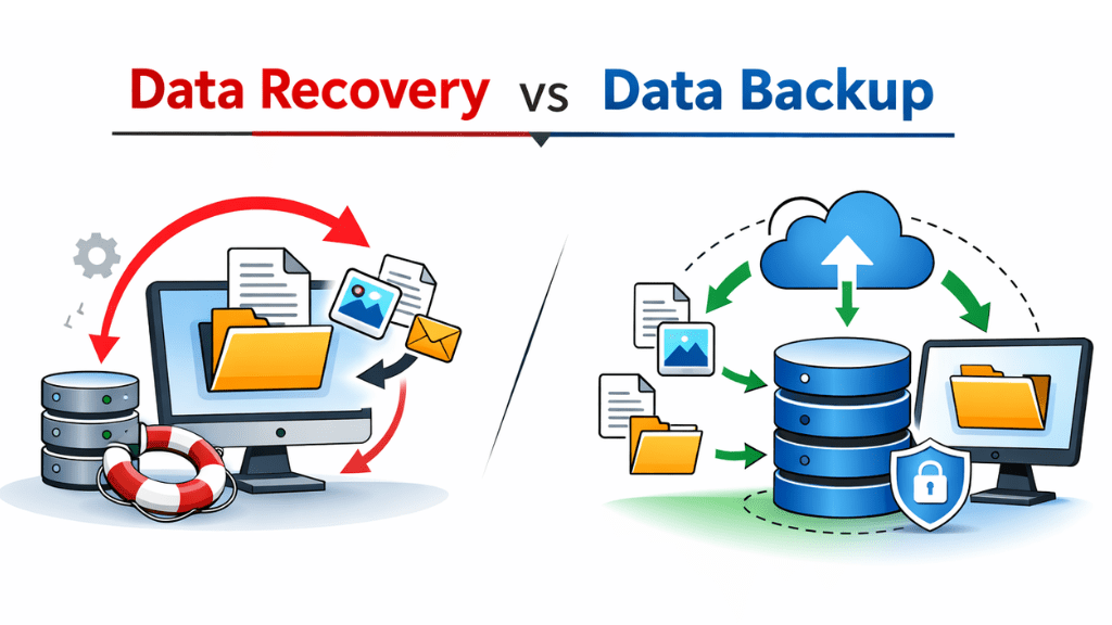 Data Recovery vs Data Backup: Every Business Must Know