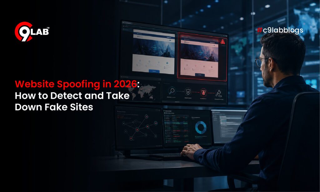 Website spoofing detection and fake website takedown