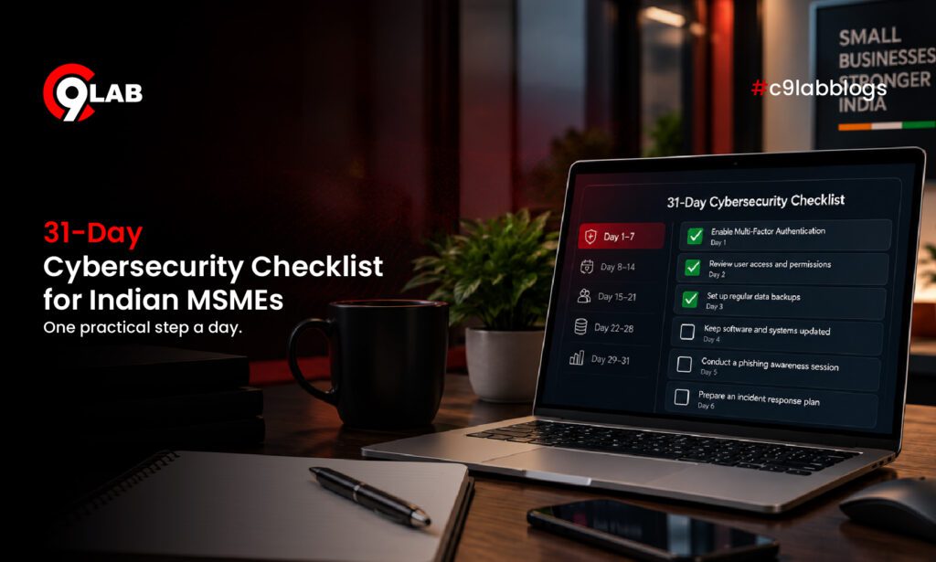 31-Day Cybersecurity Checklist for Indian MSMEs